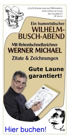 Humoristischer Wilhelm Busch Abend